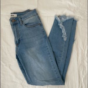 JBD. jeans with super cute fringe at the bottom.